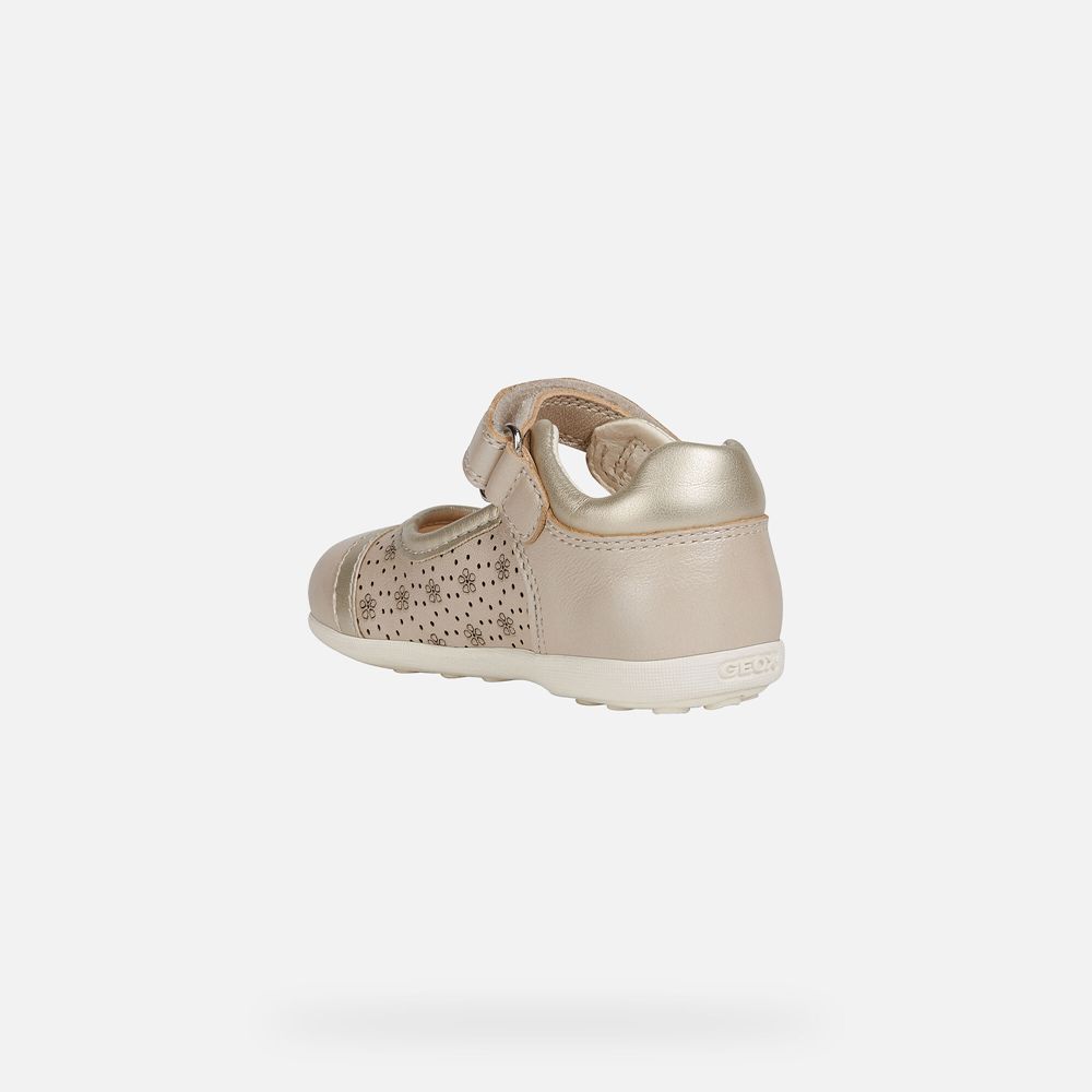 Geox Ballerinas Beige Jodie Girl - Geox Baby Shoes - NXWQED156